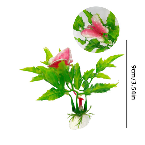 Aquarium fish tank decoration desktop ecological aquatic plants flowers artificial flowers artificial artificial flowers plant gifts landscaping