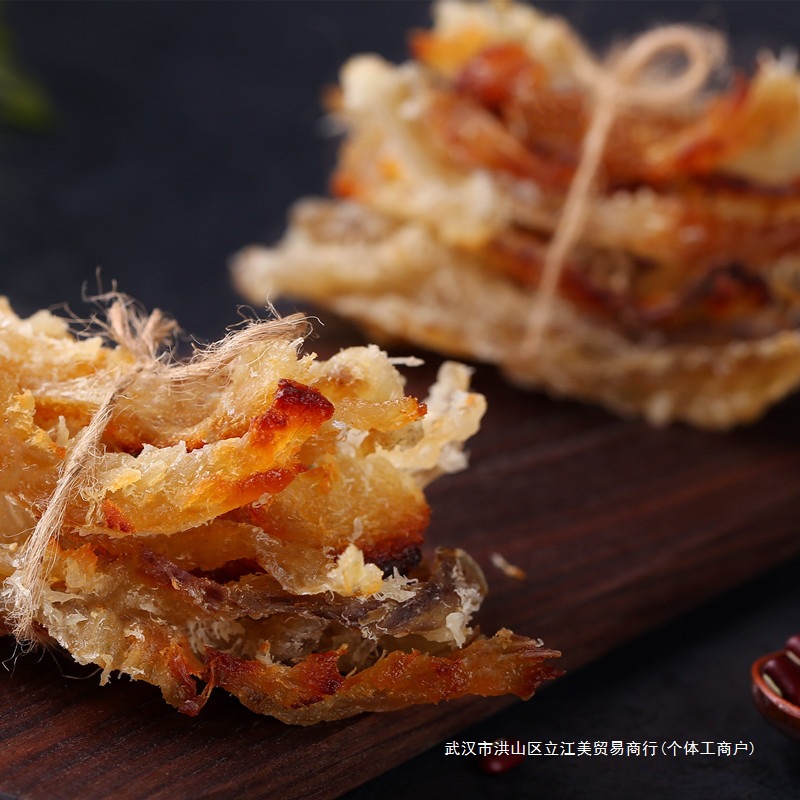 250g * 3 bags of cod meat roasted fish fillet fish nostalgic seafood ready-to-eat simulated crab jerky snacks for childhood