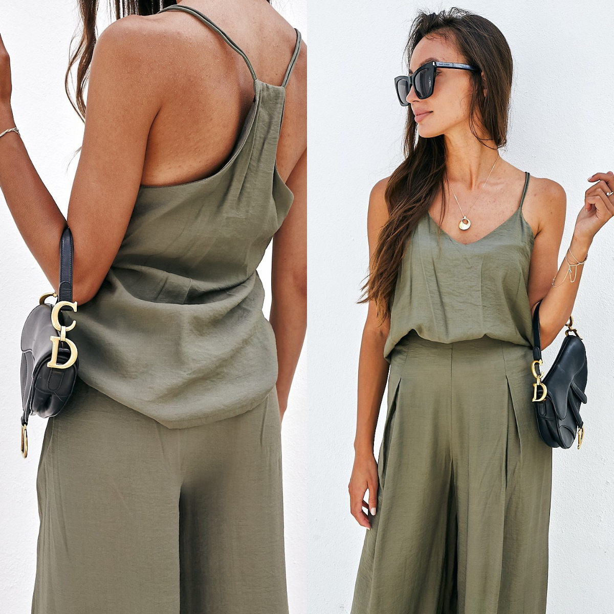 Loose Version Daily Women'S Casual Solid Color Spandex Pant Co-ord Set Pants Sets