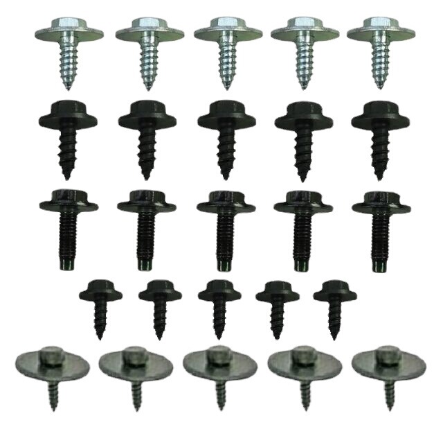 Suitable for Mercedes-Benz BMW Fender lining door metal self-tapping screw Fender buckle bumper Fender screws