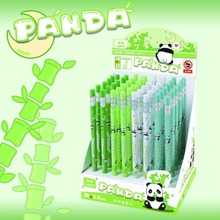 蓝图卡通熊猫竹子2.0自动铅笔粗铅芯学生笔奖品笔礼品笔创意文具