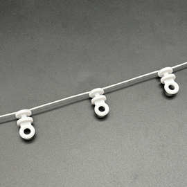 ✅蛇形纳米走珠窗帘滑轮纳米静音定距离纽扣走珠蛇形帘轨道滑