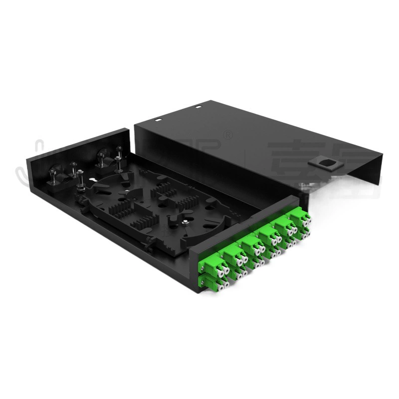 Оптический терминальный короб на 12 волокон, 4, 6, 8 портов, для внутренней сети, настенный, металлический, для сварки оптоволокна