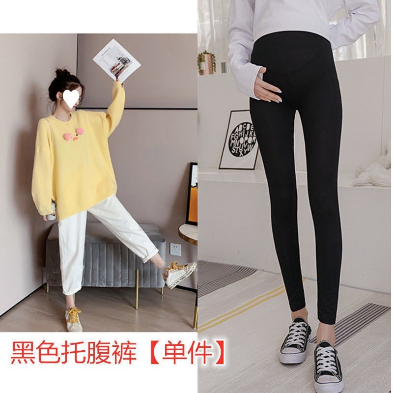 妊婦春服セット早秋外出ファッションセーター2025秋冬服上着潮母ジーンズ2点セット|undefined