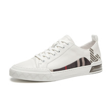 9230男鞋板鞋小白鞋春季真皮头层牛皮面平底青年潮鞋运动鞋休闲鞋