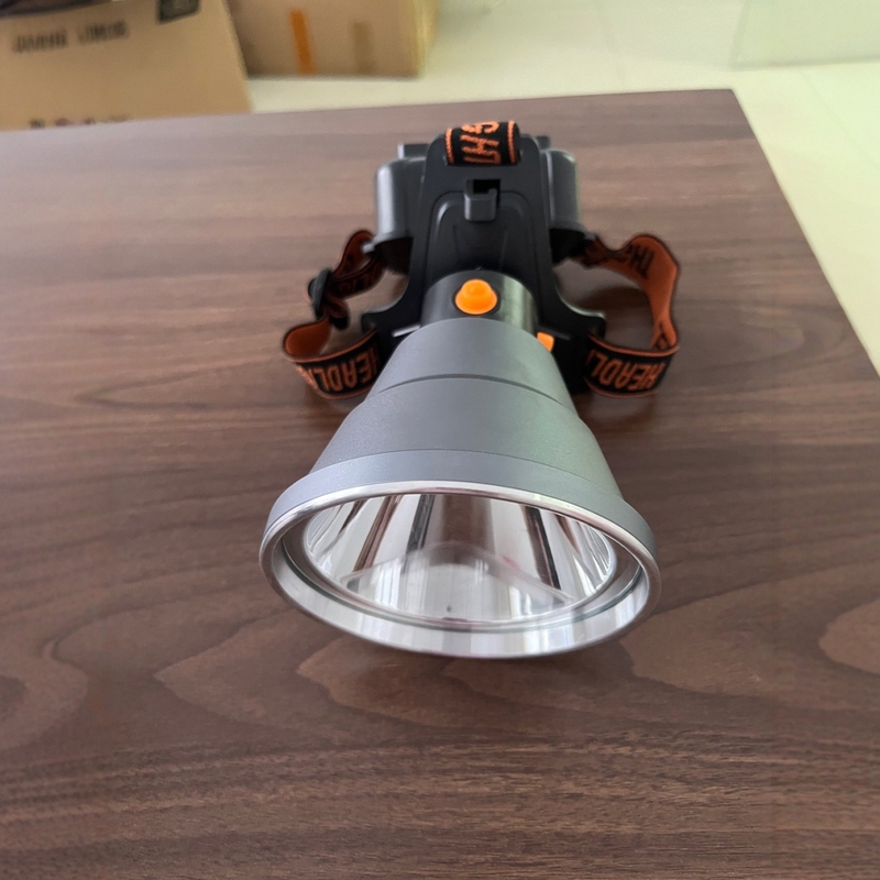 強光LEDヘッドライト充電遠射キャンプ屋外釣り灯長航続ヘッド装着式誘導ランプ、後頭部|undefined