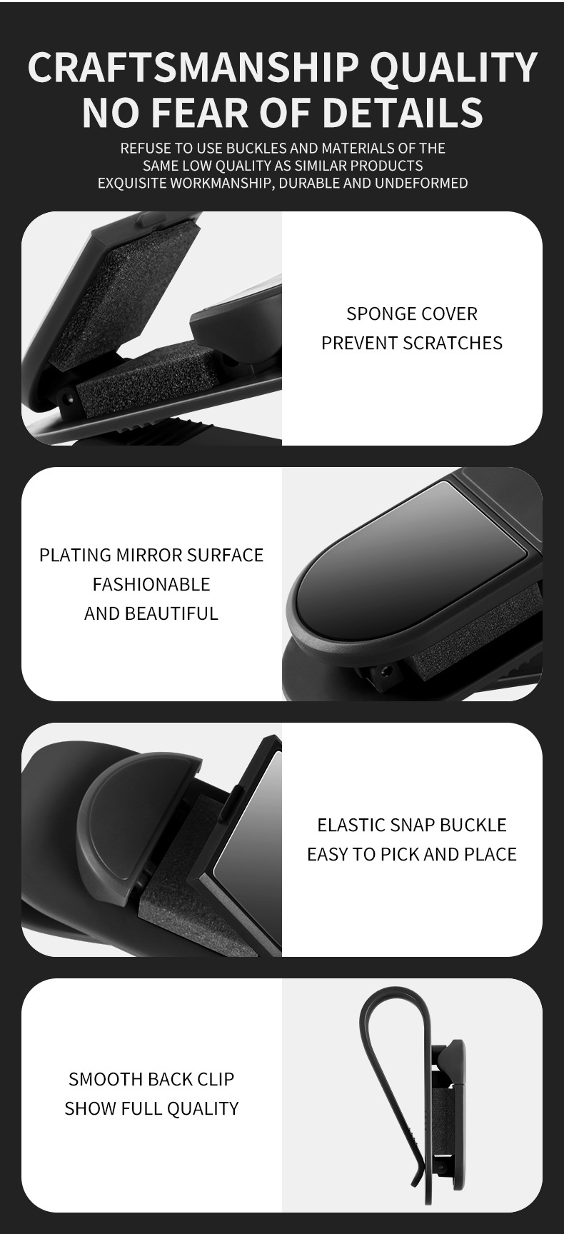 New car glasses clip car multifunctional sun visor clip bill coin storage sunglasses bracket sunglasses