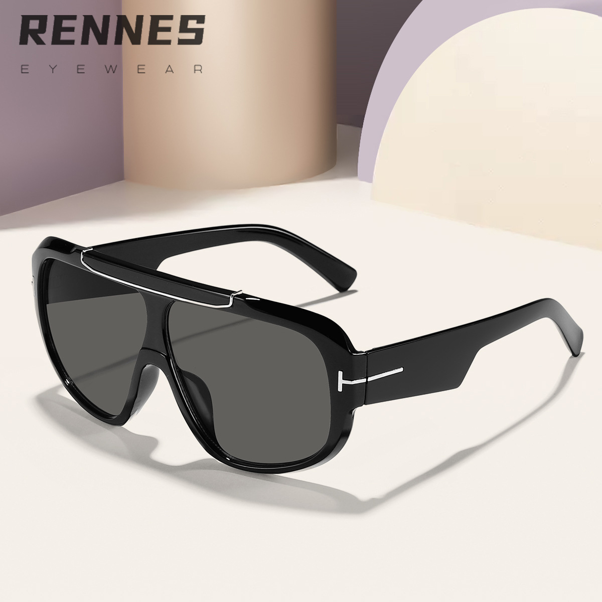 Nuevo espejo de sapo con letras de forma especial de marco grande europeo y americano transfronterizo para hombres y mujeres