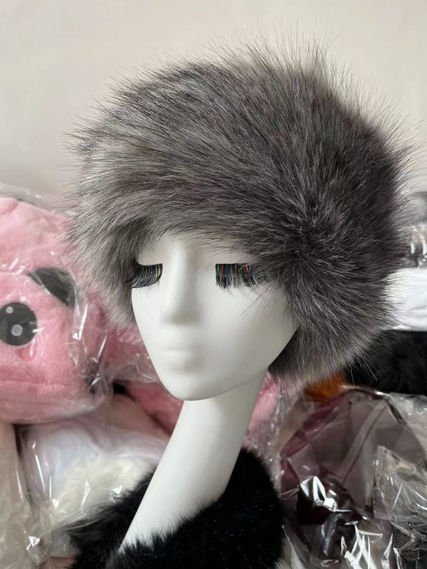 帽子のぬいぐるみは冬の欧米のinsに新しいミンクの毛y 2k亜文化のドームの女性の帽子のミレニアムをプラスします。|undefined