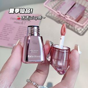Kekemood Water Wave Condensed Light Lip Gloss Water Gloss Lip Glaze Lip Protection Pseudo Plain Lip Glaze Lip Gloss Plump Lip Moisturizing