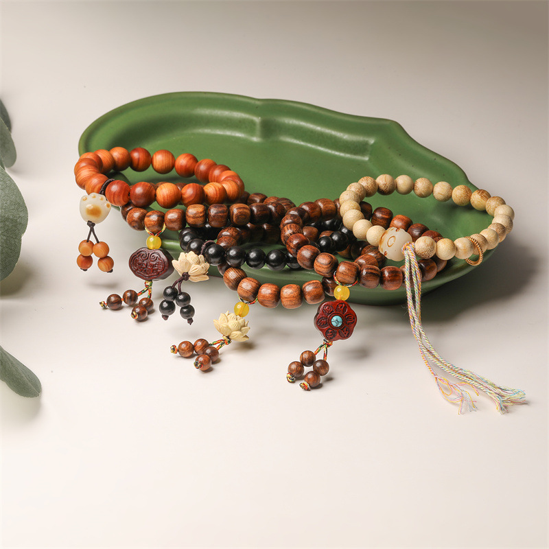 Brazalete de pera negra Barbie pareja rosa de madera artesanía brazalete al por mayor fábrica de juegos