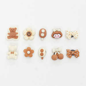 Youtiao  New Roman Shoes DIY 3D Shoe Flower Cute Cartoon Detachable Decoration Summer Outdoor Fashion 