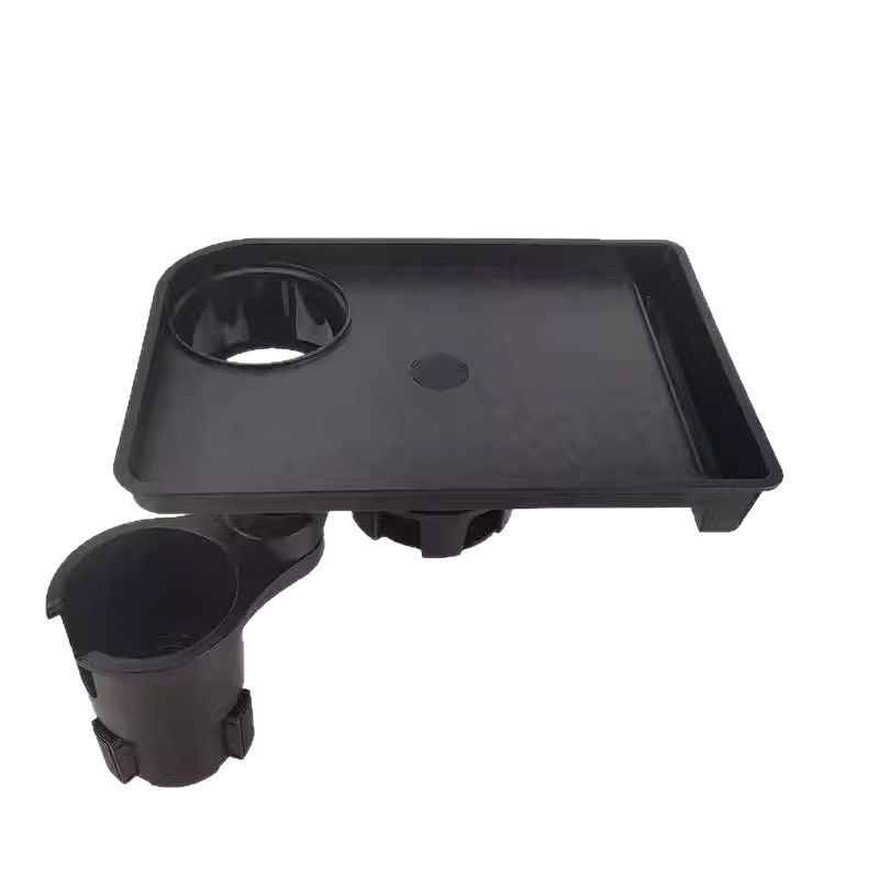2026 Multifunctional Car Dining Tray Holder, Water Cup Holder, Passenger Side Mini Bar, Beverage and Coffee Small Dining Table, Car Dining