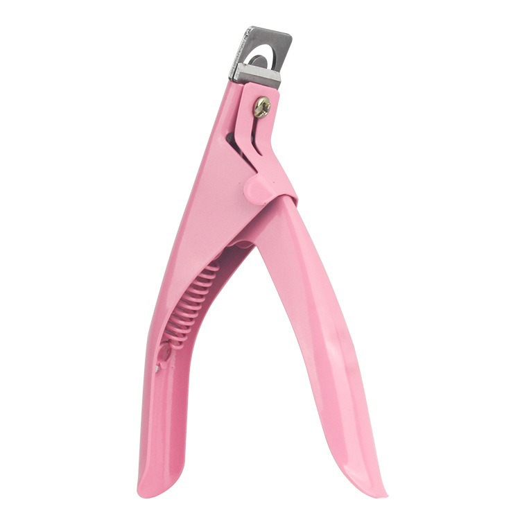 Selección estricta de manicura de acero inoxidable Corte Especial de una palabra DIY usar manicura en forma de u tienda de manicura al por mayor de la misma herramienta de poda