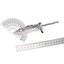 上新大马士革香刀桌面刀焊接杆锻打花纹diy半成品胚子手工制作163