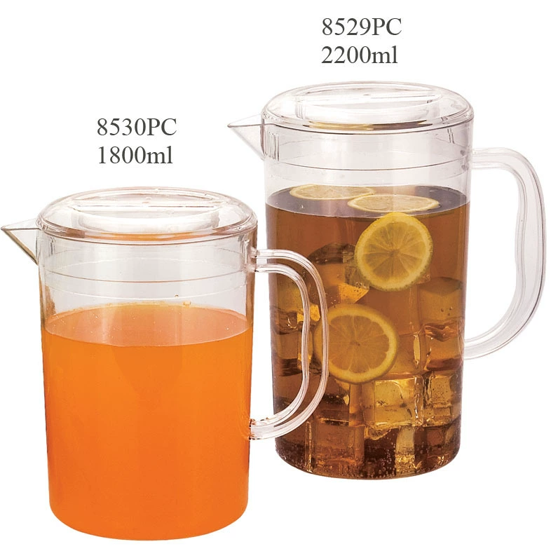 Capacious transparent pen polycarbonate for living room, teapot