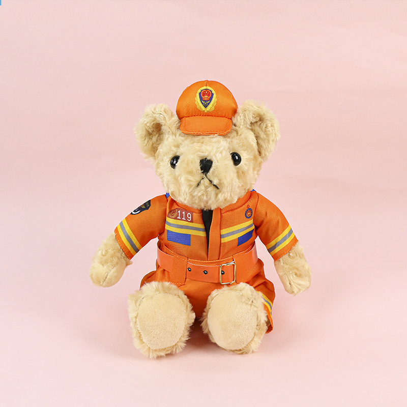 Brown fire bear