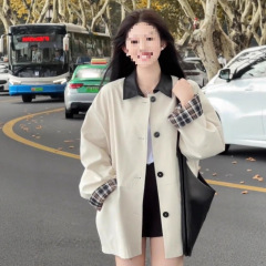 韩系风衣外套女2025春秋季新款小个子深秋休闲赫本风
