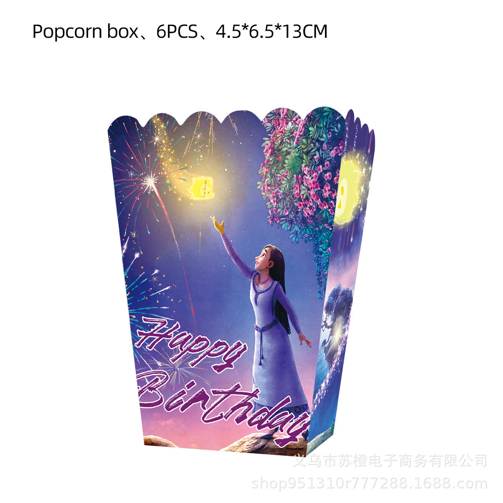 Estrella deseo cumpleaños tema Fiesta suministros vajilla decorativa Placa de papel taza tejido mantel cuchillo tenedor cuchara vajilla traje