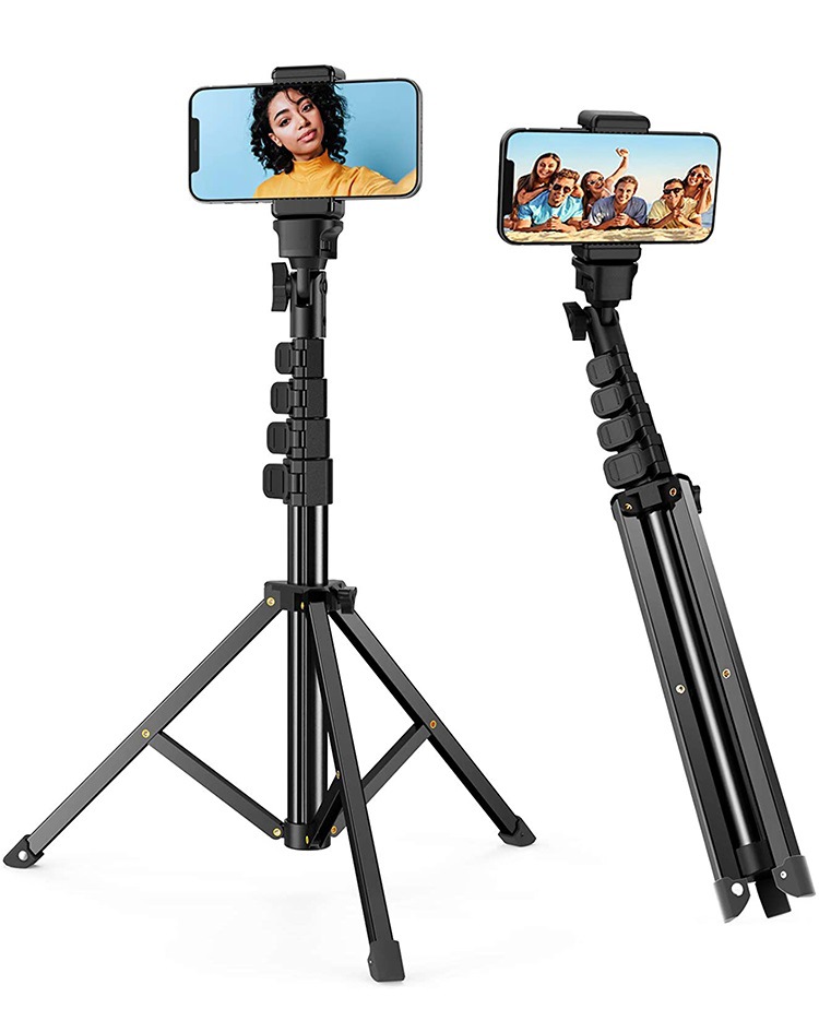 Trípode de selfie de teléfono móvil todo en uno soporte de cámara de 1,6 m fábrica al por mayor trípode de fotografía portátil transfronterizo