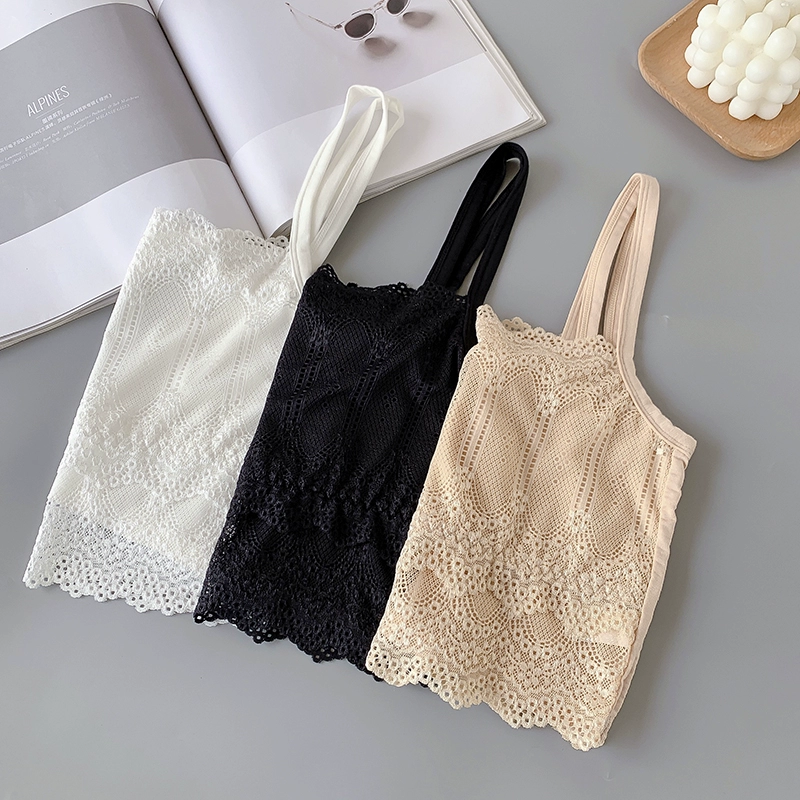 Футболка, кружевной топ-тюль, шелковый защитный underwear, удобный бюстгальтер-топ, нижнее белье