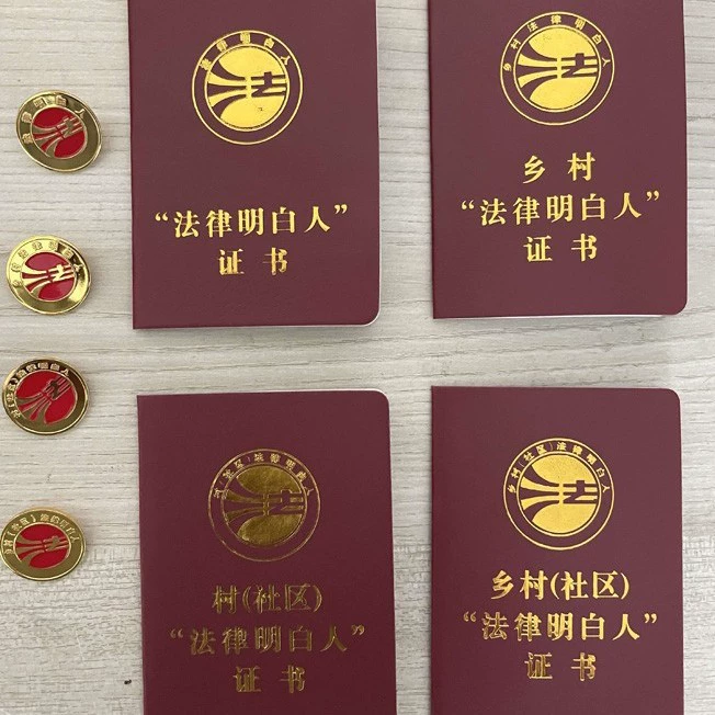 Юридическое ясность Сертификат белого человека Сельская община Закон белый значок Юридический металлический брошь