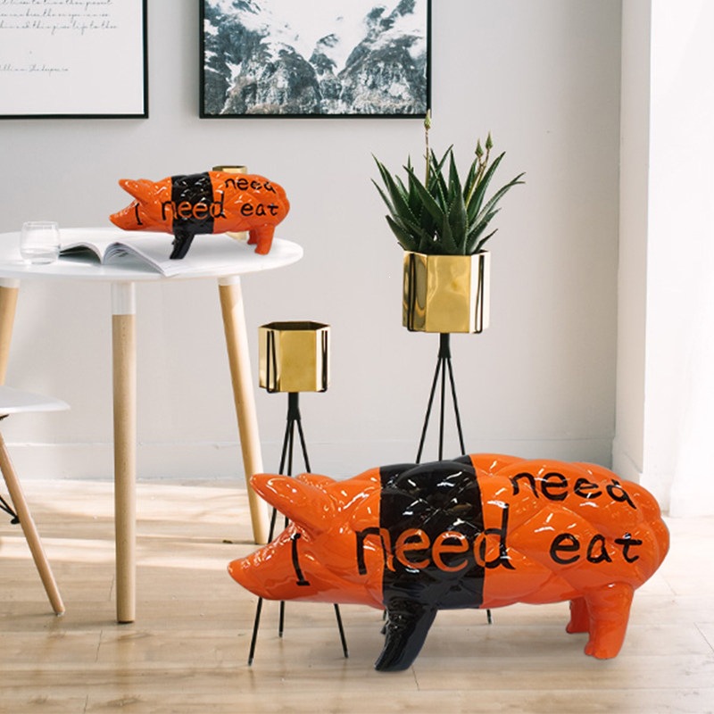 Taburete con Forma de Animal de Resina Decorativo Multifuncional para Hotel y Hogar