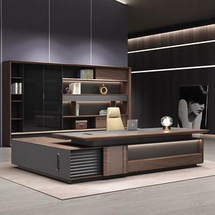 Boss Desk Office Desk Simple Modern Office New Chinese Style Furniture Executive Desk Office Desk and Chair Combination