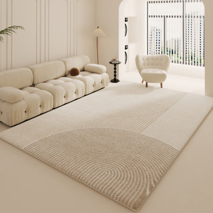 Modern Simple Carpet Living Room Cream Wind Long Hair Household Bedside Blanket 2024 New Floor Mat Wholesale Bedroom Carpet