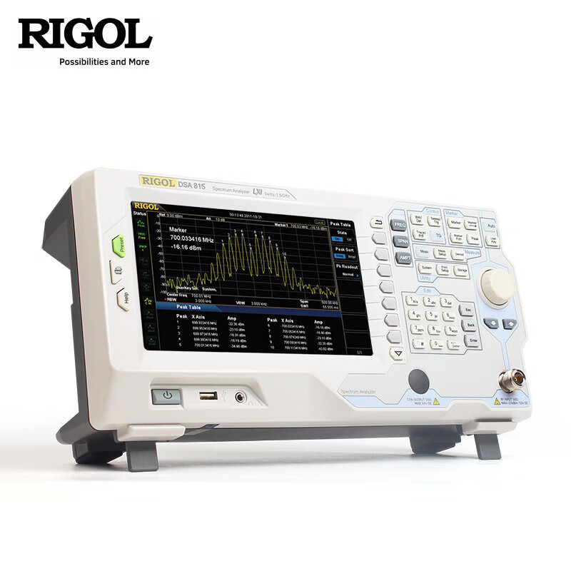 普源RIGOL频谱分析仪DSA875/DSA832E/DSA875-TG带跟踪源9K~7.5G