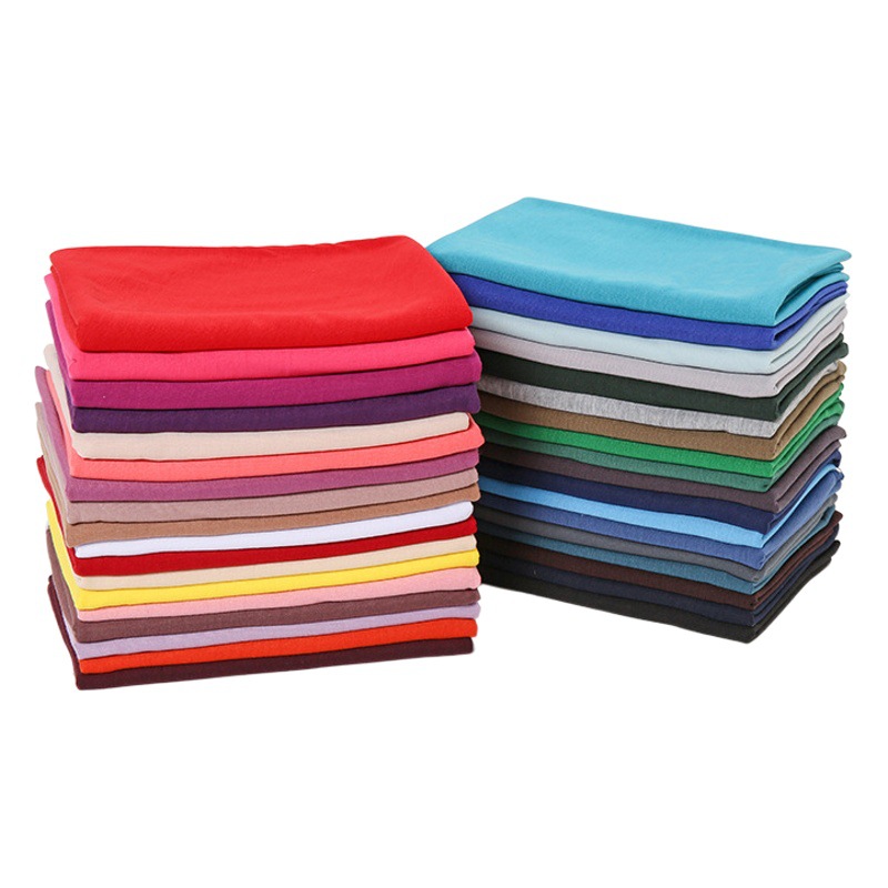 Solid Color Women's Jersey Headscarf, High-Quality Windproof and Sandproof Scarf for Autumn and Winter, Bs82 Thin Summer Scarf