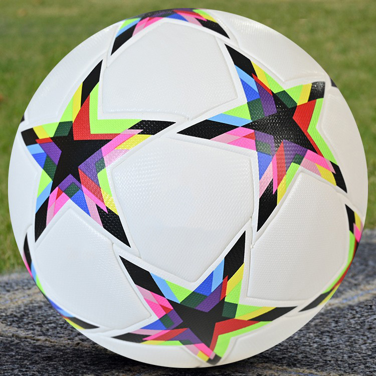 Comercio electrónico transfronterizo dedicado a la Copa del Mundo No. 5 fútbol PU juego de cuero entrenamiento fútbol al por mayor Footballs