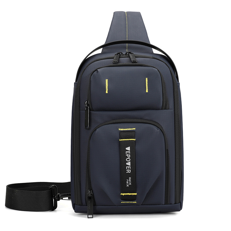 WEPOWER nuevo bolso de pecho de negocios, bolso de mensajero de cercanías, bolso de transporte de salida para hombre, bolso de pecho de viaje al aire libre