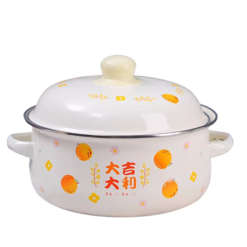 espesamiento de tres piezas de conjunto de cocina de dos orejas de cocina de cocción de cocina