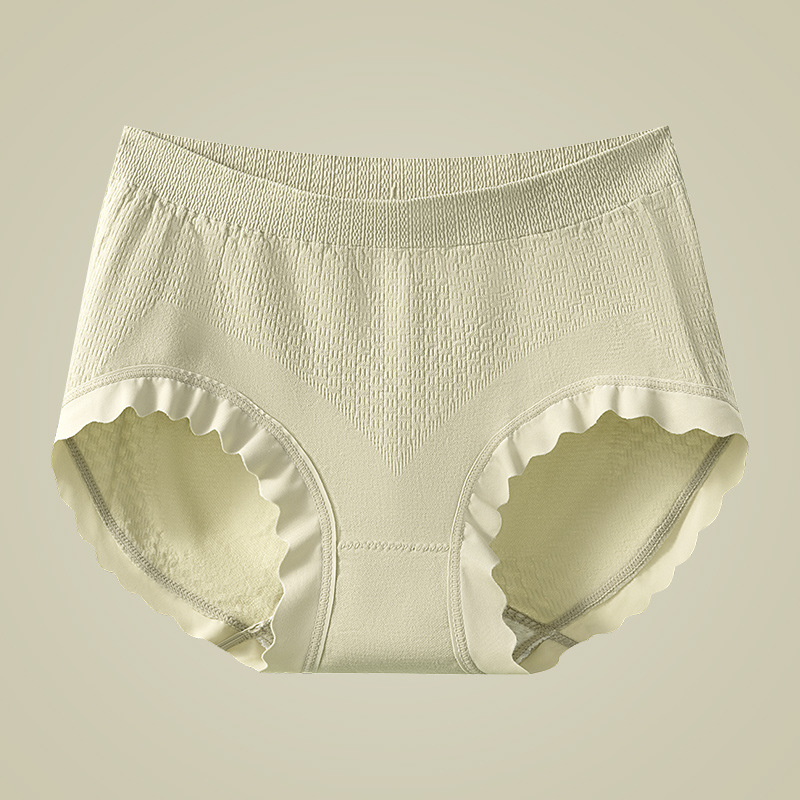 Ropa interior de mujer, entrepierna de algodón puro para mujer, borde de encaje antibacteriano, nalgas cómodas, pantalones cortos de niña, nuevo estilo, refrescante