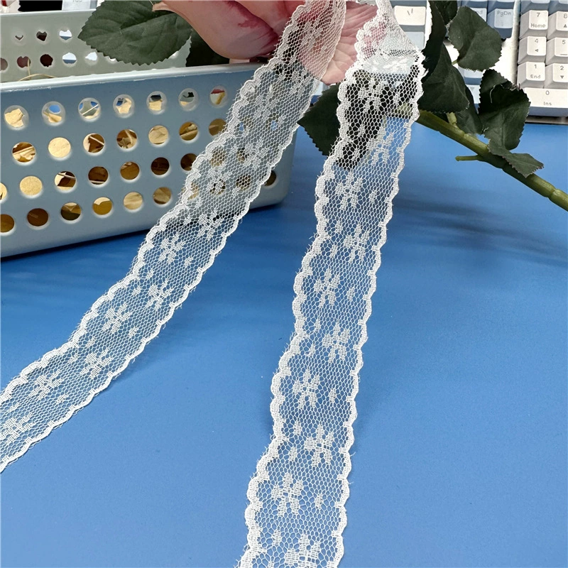 2,8 см неэластичные кружевные ленты с цветком сливы волна Снежинка ремешок Носки Аксессуары для кружевной шляпы
