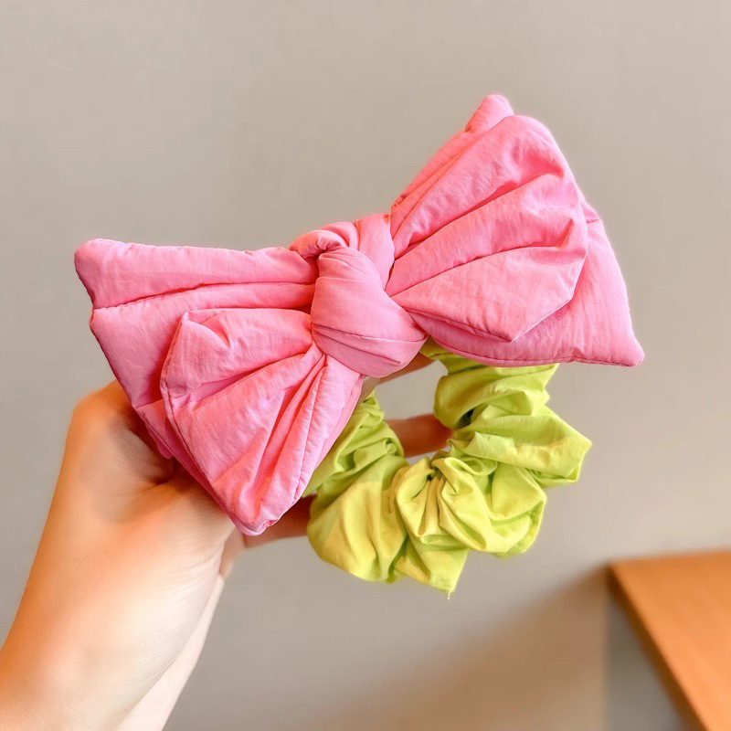 Ciruela de jalea de arco de lazo de los niños otoño y invierno nuevo estilo coreano anillo de pelo intestino dulce niña corda de pelo