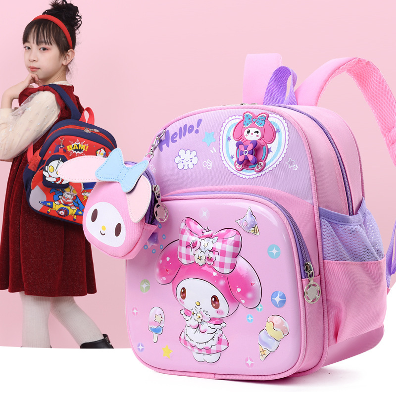 Mochila de jardín de infantes de dibujos animados Koolomi Mochila de niños Mochila de animación para niños y niñas Mochila de preescolar
