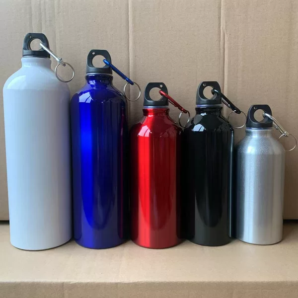 Specially Designed for Outdoor Cycling, Aluminum Sports Water Bottle with Convenient Hanging Clip, Mountaineering Water Bottle, Cross-Border Advertising Gift, Sports Water Cup