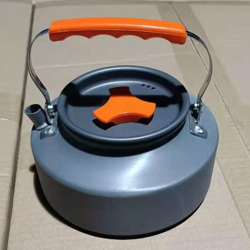 Outdoor kettle, outdoor camping kettle, portable tea and coffee pot, picnic aluminum alloy exquisite kettle 0.8L