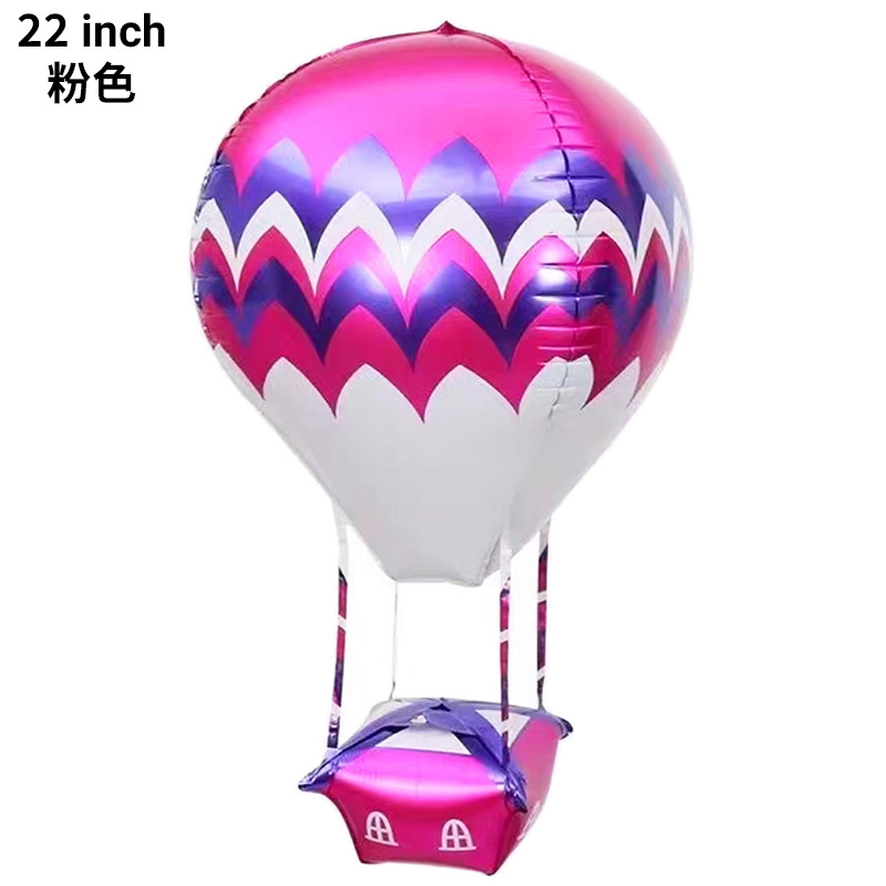 Globo de aire caliente de la casa globo de aluminio película globo fiesta de cumpleaños de los niños Decoración