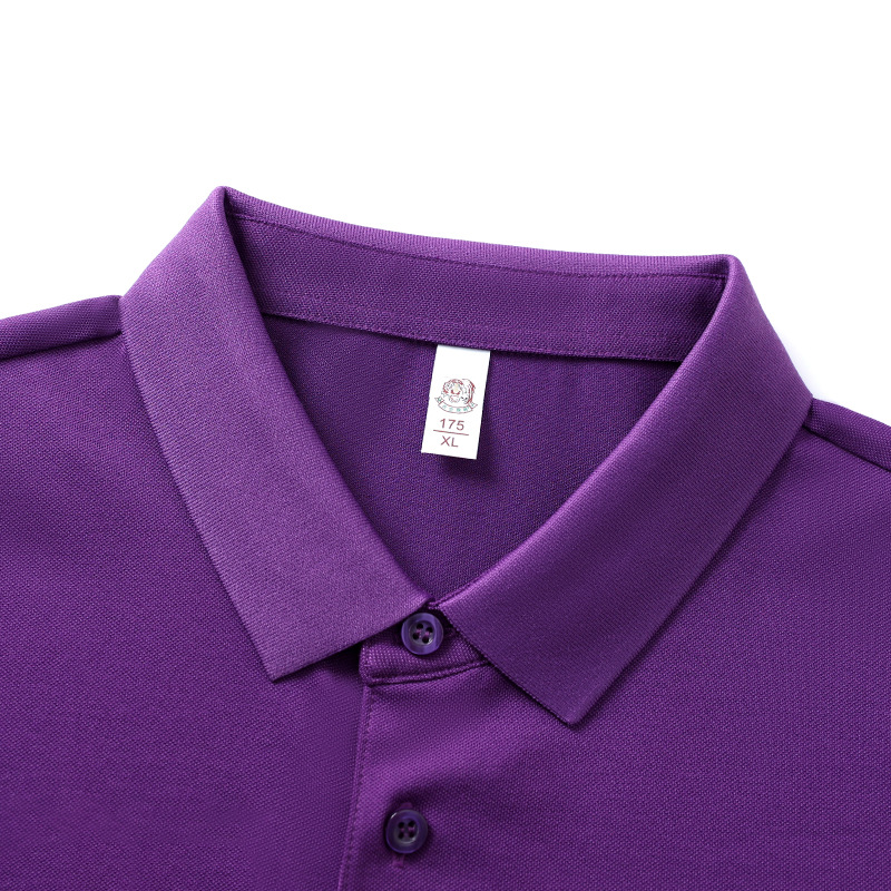 7A antibacteriano fresco poliéster algodón amoniaco solapa elástica verano manga corta ropa de trabajo camiseta polo logotipo personalizado