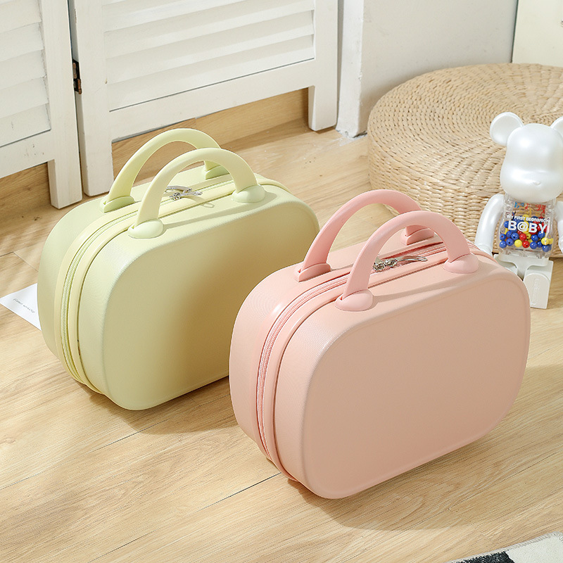 Portable Cosmetic Case 14 Inch Mini Luggage Candy Color Portable Gift Box Flat Logo Accompanying Gift Box