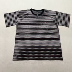Dujia バージョン高品質既製 C ファミリー新ストライプニットラウンドネック半袖 T シャツルーズフィット男性と女性のための同じスタイル
