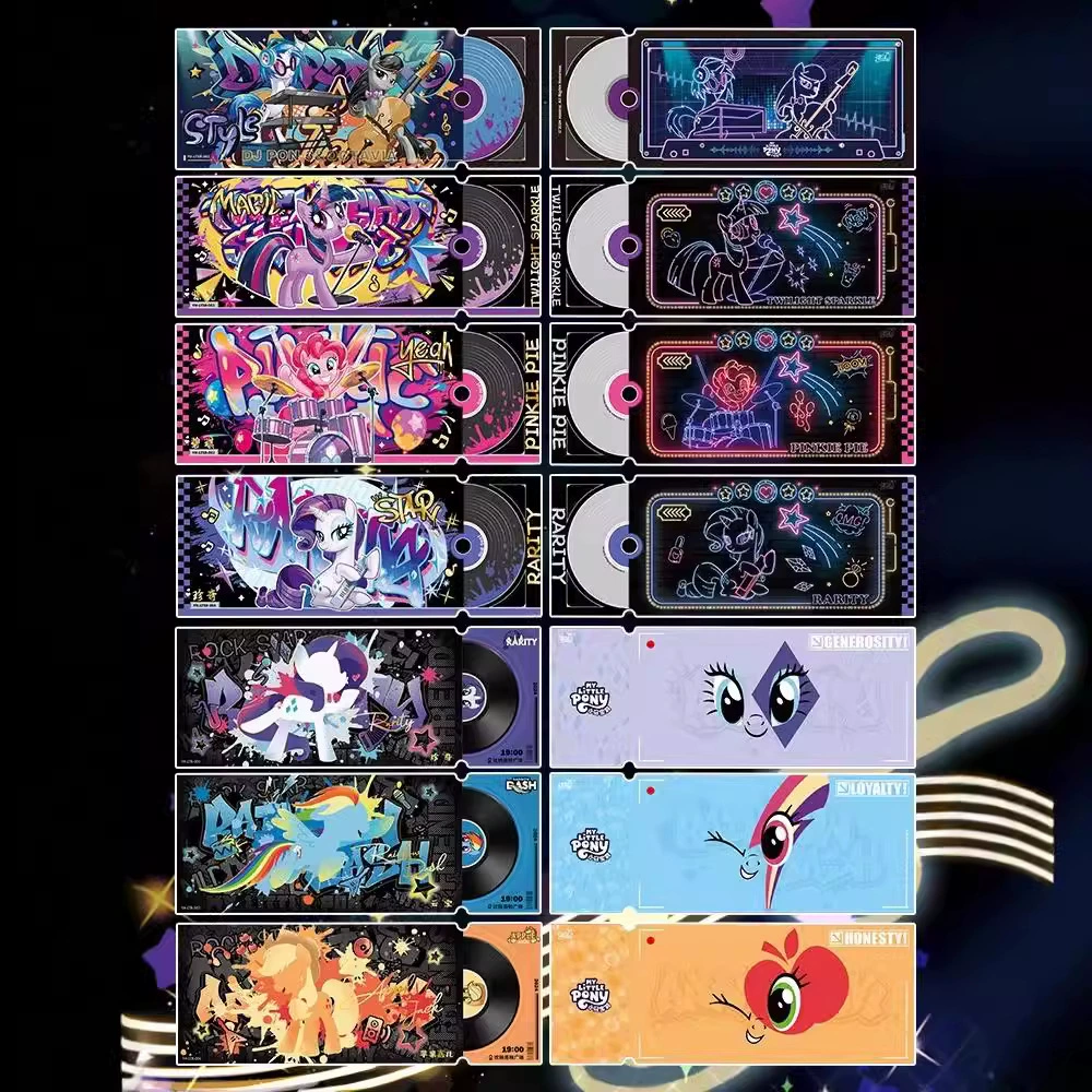 卡游 Genuine Pony-Poli Shining Notes Laser Ticket Root Card Friendship Magic A whole box collection wholesale