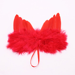 Christmas MINI Feather Wings Children's Photography Prop Clothing Accessory Hanger Baby Mini Barbie Small Wings