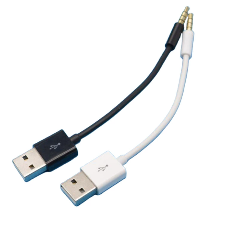 IPod MP3 клип машина передачи данных линии перемешивания второго поколения зарядная линия аудио линия USB на 3,5 DATA линия черный