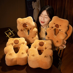 2024 capabala capybara nap pillow lying pillow office lunch break pillow primary school student nap artifact wholesale