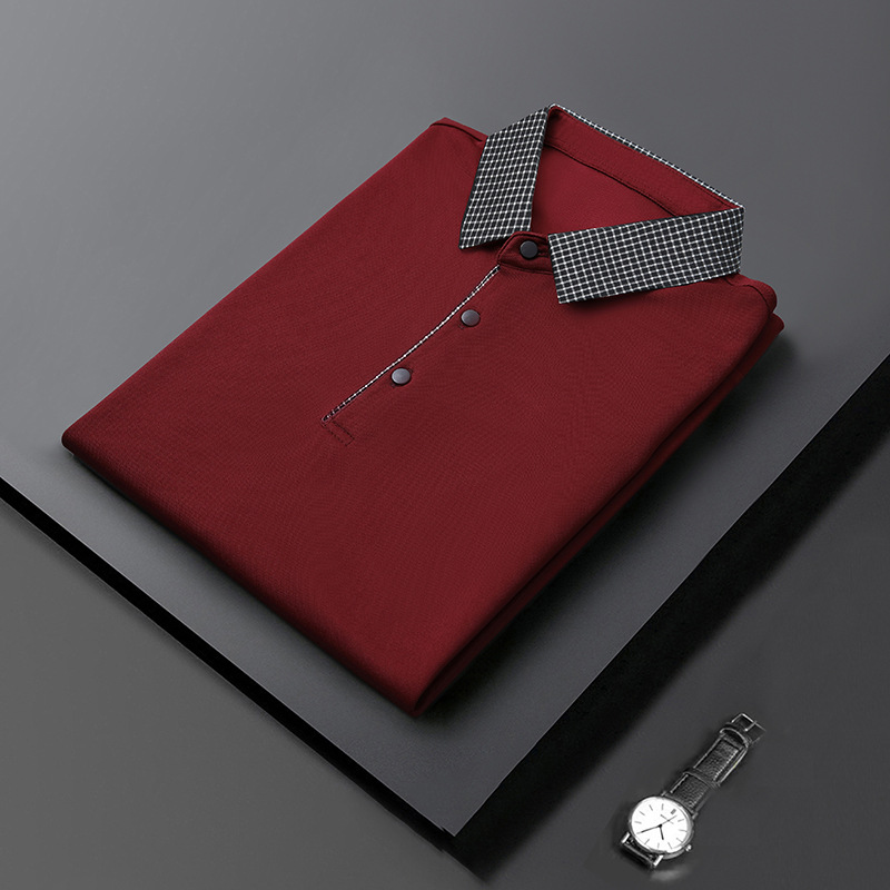 Camiseta polo nueva 2024 con mangas largas y solapa moderna para hombre, camiseta informal de negocios para hombre, ropa de primavera y otoño para hombre