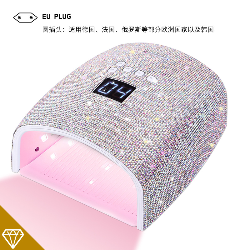 Nuevos productos transfronterizos S10 taladro inalámbrico almacenamiento de luz de manicuras máquina de fototerapia 66W alta potencia manicuras lámpara